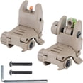 thumbnail image 1 of RIVONO Flip Up Sights Polymer Front and Rear Sight Set Fiber Optic Sights for Picatinny, 1 of 11