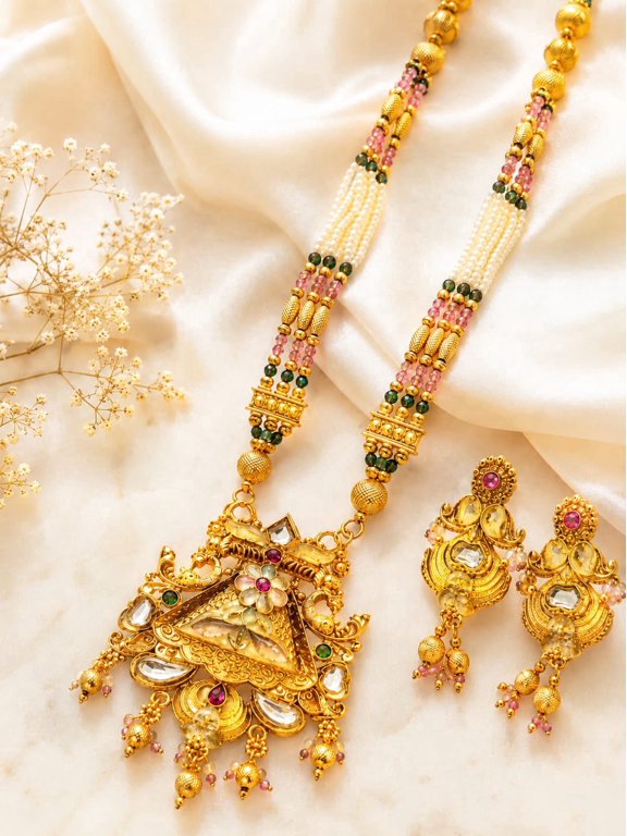 Emerald Pearl Royal Haram Set
