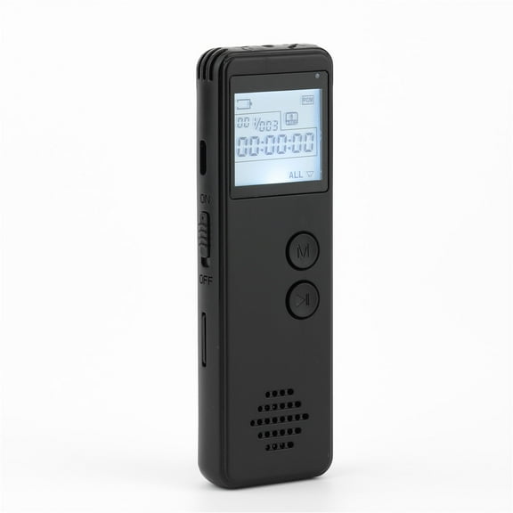 RIWPKFH Digital Voice Recorder Long Distance Audio MP3 Dictaphone Noise Reduction Voice One Key Recording MP3 WAV Record Player 128Kbps