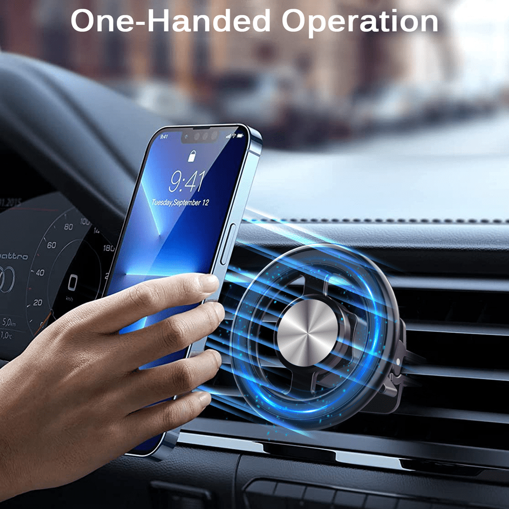 RIWPKFH For MagSafe Car Mount New Magnetic Phone Holder Universal Stand Air Vent Mobile Phone Clip GPS Bracket For iPhone 14/13/12ProMax