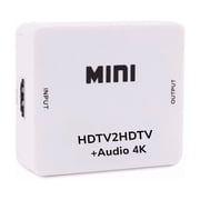 RIWPKFH HDMI Audio Extractor Splitter HDMI to HDMI 3.5mm Audio Extractor HDMI Digital to Analog 3.5mm out Audio For PC Laptop HDTV