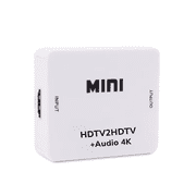 RIWPKFH HDMI Audio Extractor Splitter HDMI to HDMI 3.5mm Audio Extractor HDMI Digital to Analog 3.5mm out Audio For PC Laptop HDTV