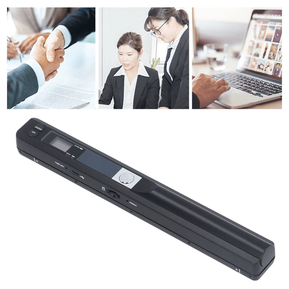 RIWPKFH Portable Scanner for A4 Documents Photo Pictures Receipt 8.27 Inch HD 900DPI Color Mobile Handheld Scanner Wand