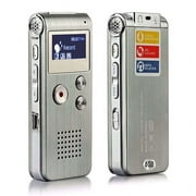 RIWPKFH Portable mini voice recorder mini digital sound Voice recorder 8gb Telephone recorder dictaphone MP3 Player With WAV MP3 Player