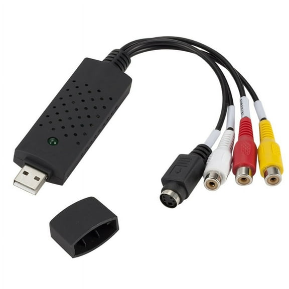 RIWPKFH USB2.0 VHS To DVD Converter Convert Analog Video To Digital Format Audio Video DVD VHS Record Capture Card quality PC adapter