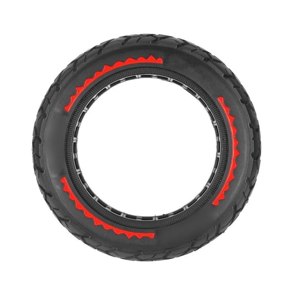 RIXUNO 10*2.5 (60/70-6.5) for Redline Off-Road Solid Tire (45mm) for Max for G30 Scooter Tire