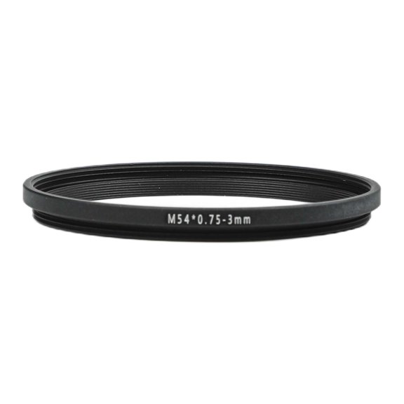 RIXUNO M54x0.75 Extension Tube for Astronomical Telescope, Aluminum Spacer with Internal/External Threads to Adjust Back Focus Distance for Astrophotography (3-50mm)