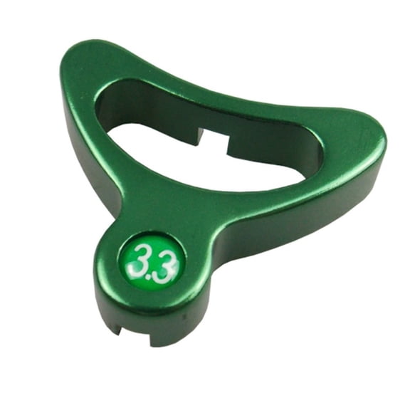 RIXUNO Spoke Wrench Rim Nipple Key Ergonomic Grip Design Lightweight and Portable Green 3.3mm