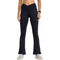 thumbnail image 1 of RIYU Flare Leggings Women's Yoga Pants High Waisted for Workout Gym Running | Petite Sizes Black X-Large, 1 of 1