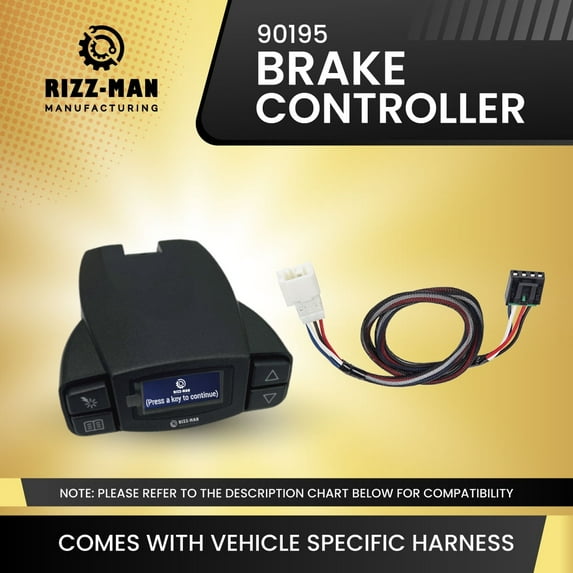 RIZZ-MAN 90195 Brake Controller, Compatible with 19-23 Subaru Ascent