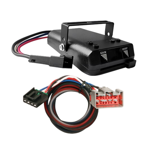 RIZZ-Man 8508211 Brake Controller with Wiring Harness, Compatible with Ford Expedition, F-150, F-250 Super Duty, F-350 Super Duty, F-450 Super Duty, F-550 Super Duty, Flex, Lincoln MKT, Navigator