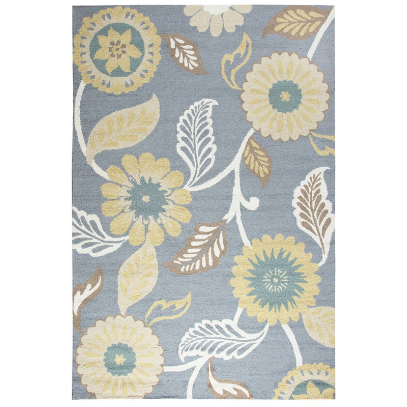 RIZZY HOME AZZURA HILL COLLECTIONS AH050A 3'6" x 5'6" AREA RUGS
