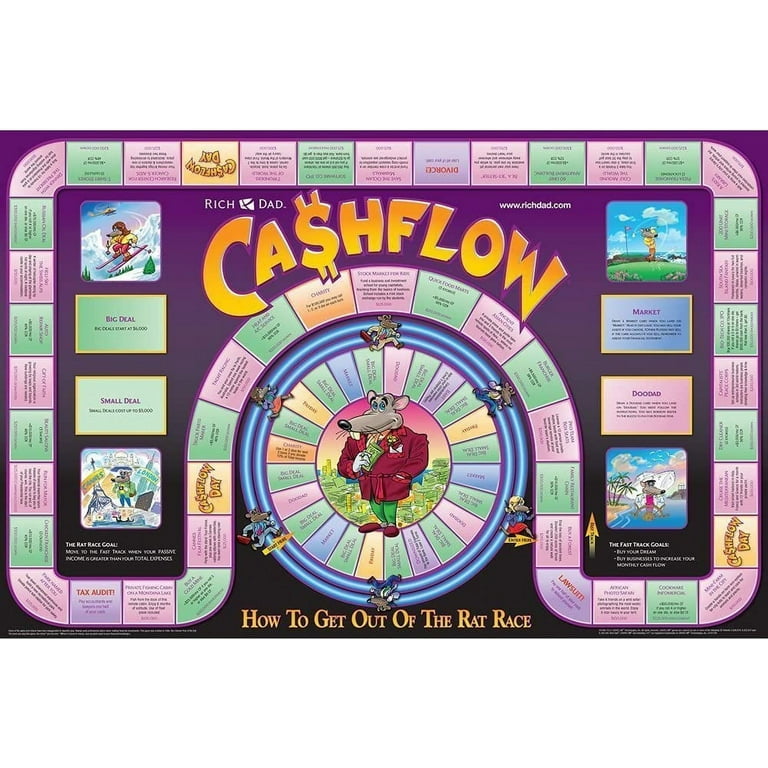 人生ゲーム Rich Dad Poor Dad  CASHFLOW101 English Full Set] Rich Dad Cashflow 101 Robert Kiyosaki Board Game