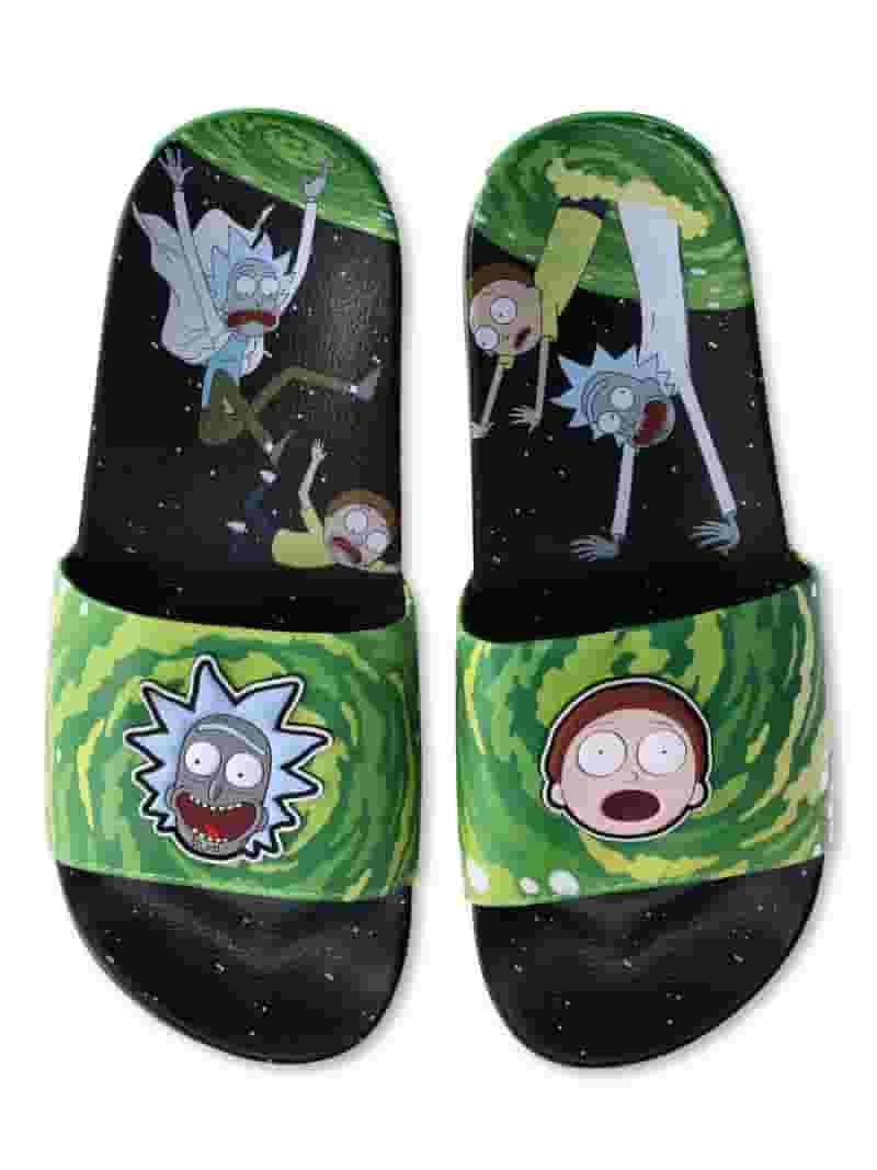 Zapatillas Pantuflas DiseΓ±o Pickle Rick Unisex Varias Tallas