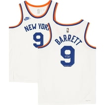 RJ Barrett New York Knicks Autographed White Year 0 Swingman Jersey with "2019 #3 Pick" Inscription - Fanatics Authentic Certified