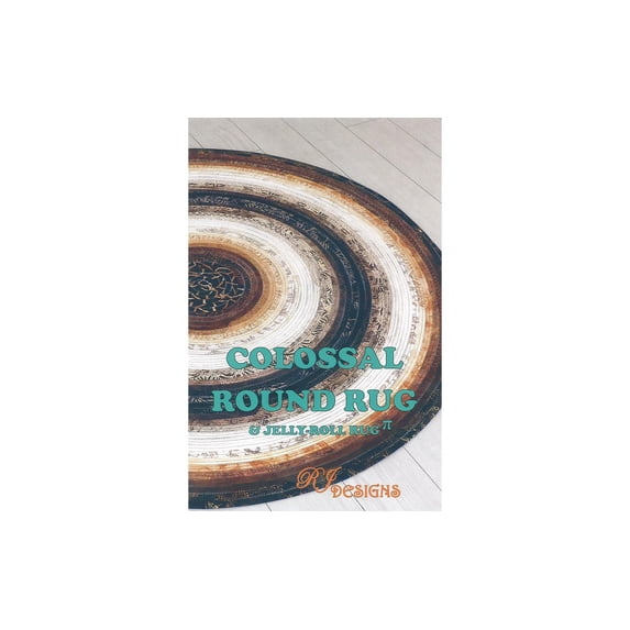 RJ Designs Colossal Round Rug Pattern RJD130, 2 Sizes