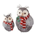 thumbnail image 1 of RJ Legend Christmas Decoration, Rattan Lighting – Owls Family Set, 1 of 5