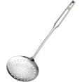 thumbnail image 1 of RJ Legend Large Slotted Spoon, Stainless Steel – Perfect Fry Ladle, Skimmer & Strainer, Multi-Use Slot Spoon – Oil Skimmer – Wok Skimmer Ladle, 304 Stainless Steel, Extraordinary Heat Resistance, 1 of 5
