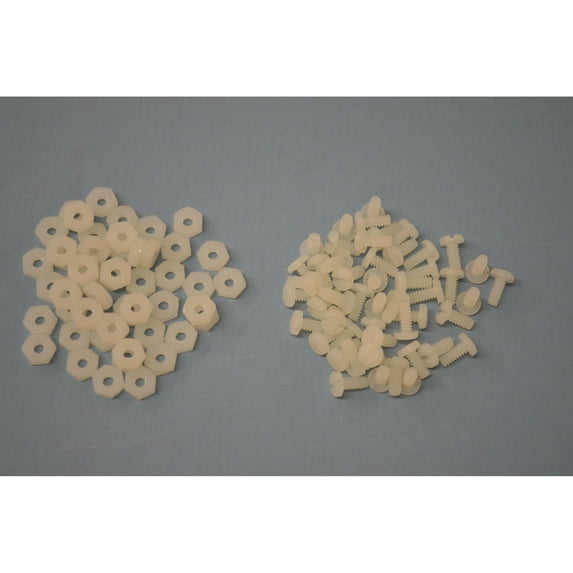 RJ Speed Nylon Screws & Nuts - Wings & Spoilers RJS7005 Electric Car/Truck Option Parts