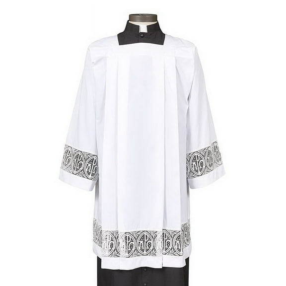 RJ Toomey G4527 Augustinian Collection Alpha & Omega Lace Surplice-Small