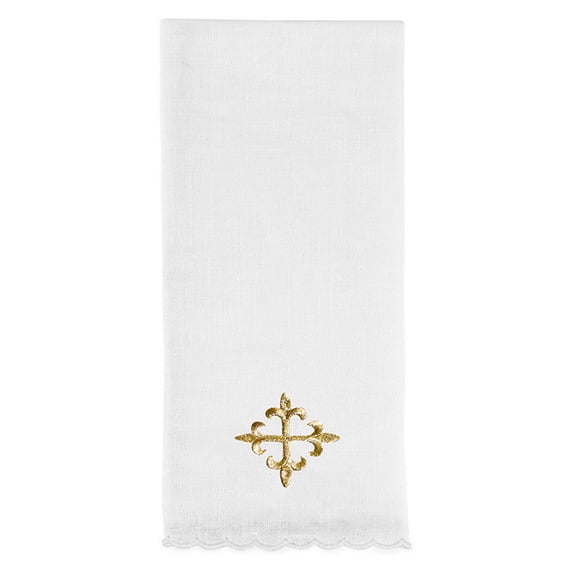 RJ Toomey R6991 Embroidered Linen Fleur-de-Lis Altar Linen Gift Set