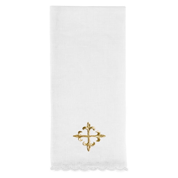 RJ Toomey R6991 Embroidered Linen Fleur-de-Lis Altar Linen Gift Set