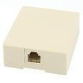 thumbnail image 1 of Uxcell RJ11 4 Pin Telephone Modular Single Port Surface Mount Jack, 1 of 3