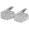 thumbnail image 1 of RJ11 6x4 MODULAR PLUG for ROUND SOLID CABLE 50-PK, 1 of 1