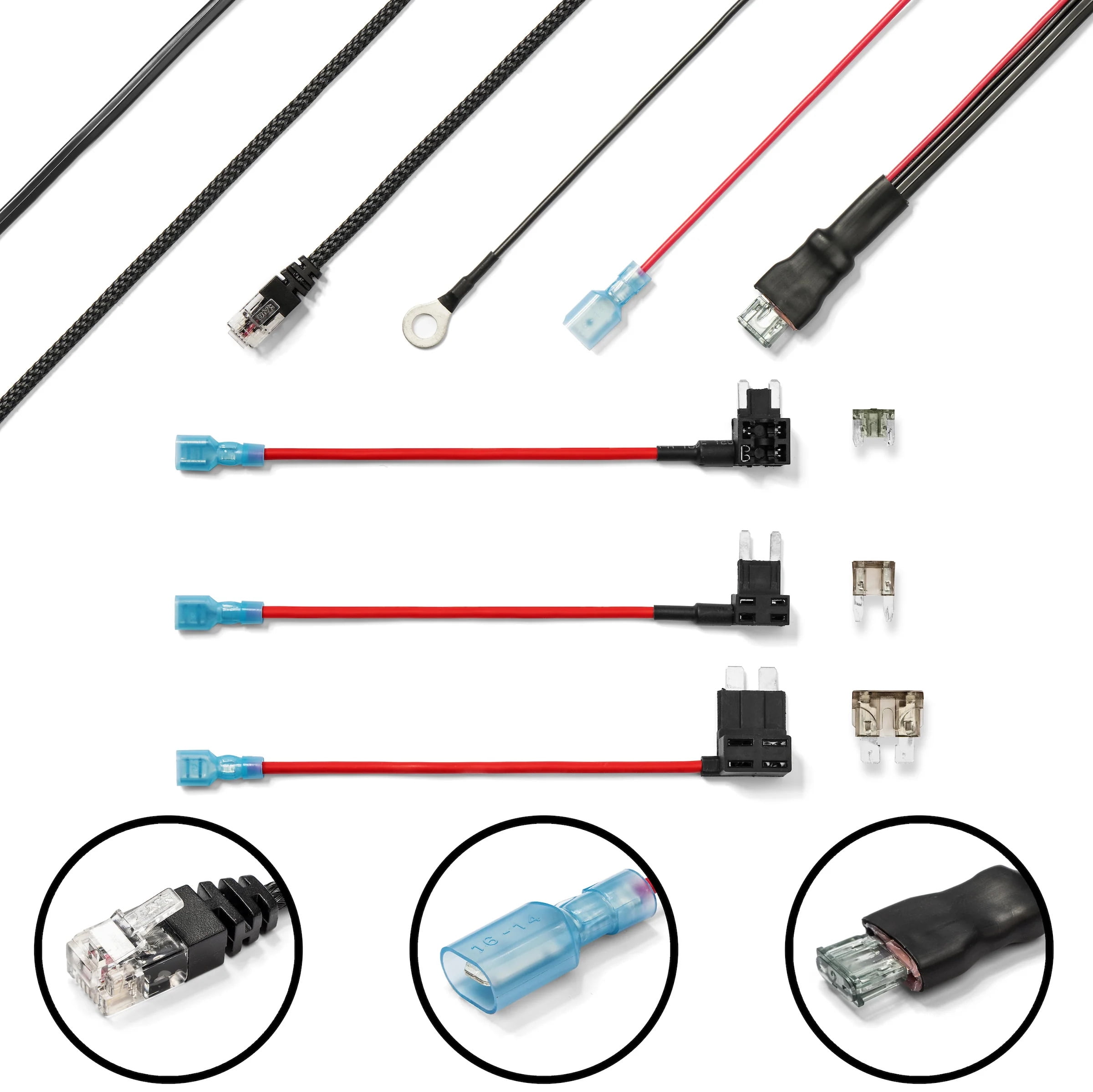 RJ11 Direct Wire Power Cord for Escort Radar Detectors Max 360C