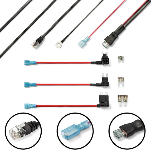 RJ11 Direct Wire Power Cord for Valentine V1 Radar Detectors - Gen 1 and Gen 2 (4005001V)