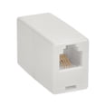 thumbnail image 1 of RJ11 Modular Telephone Inline Coupler Straight, White, 1 of 4
