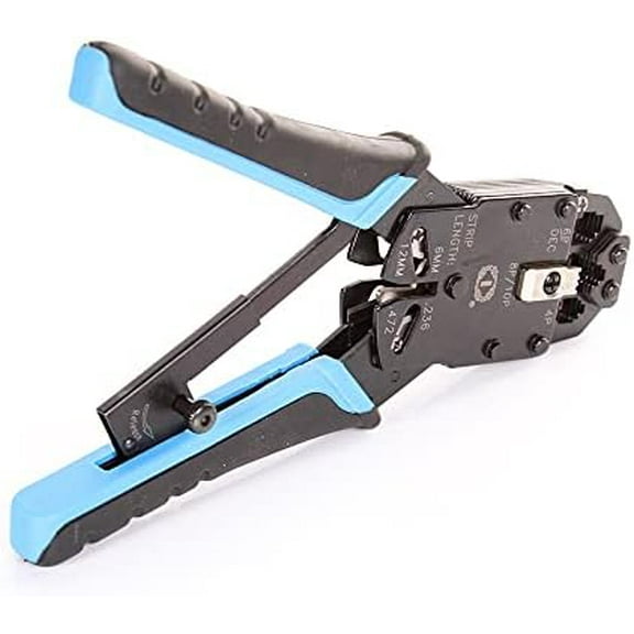 RJ11/RJ12/RJ45/RJ50 10P 8P 6P 4C Network LAN Cable Crimper Modular Plug Crimping Pliers Tool