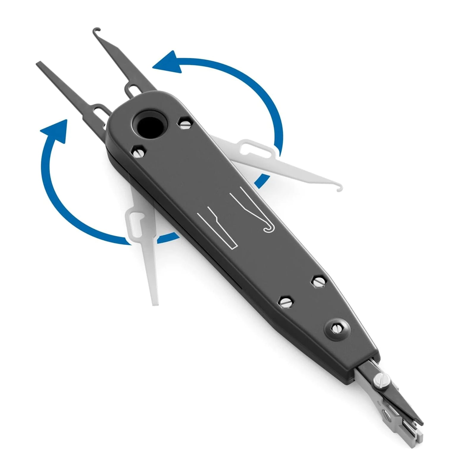 RJ11 RJ45 Telecoms Phone Wire Cable Punching Down Networking Tool ...