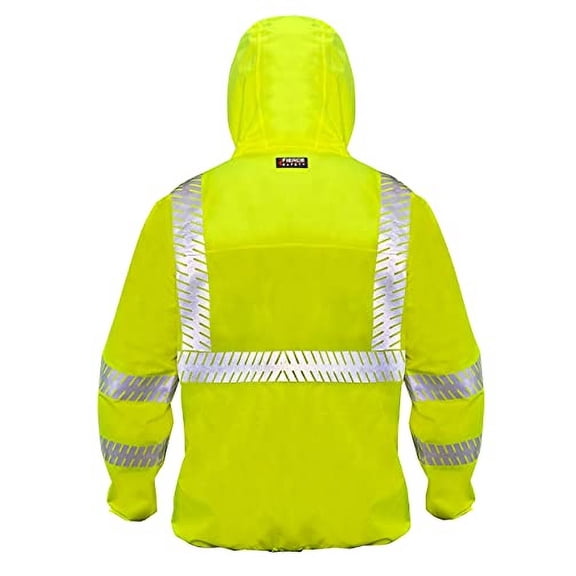 RJ300G Premium Lightweight Class 3 Rain Jacket with Ripstop