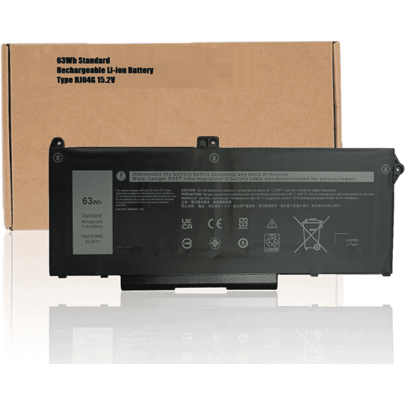 RJ40G Battery For Dell Latitude 14-5420 15-5520 Precision 15 3560 M033W 63Wh