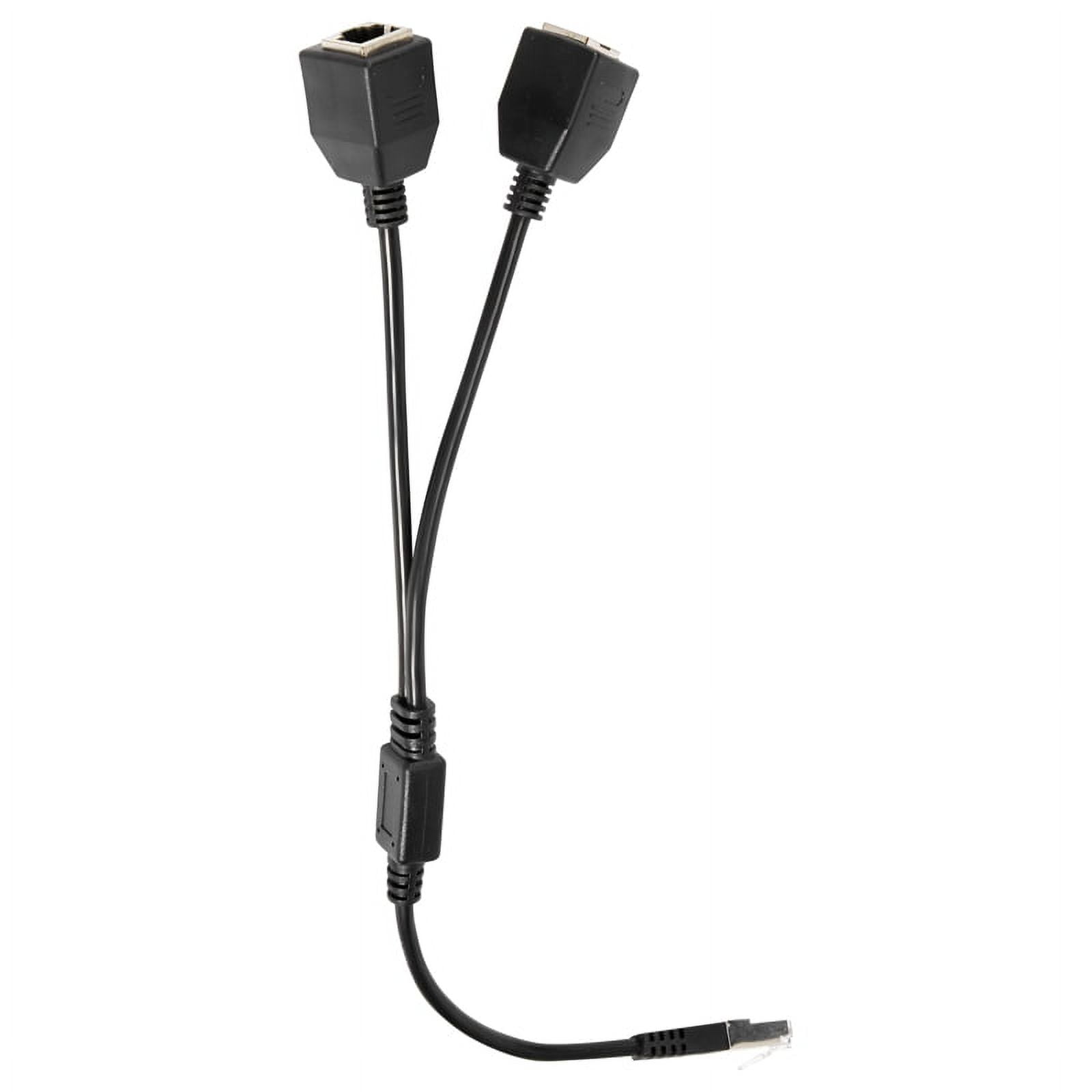 RJ45 1 Male to 2 Female Splitter Cable for Super Cat5, Cat6