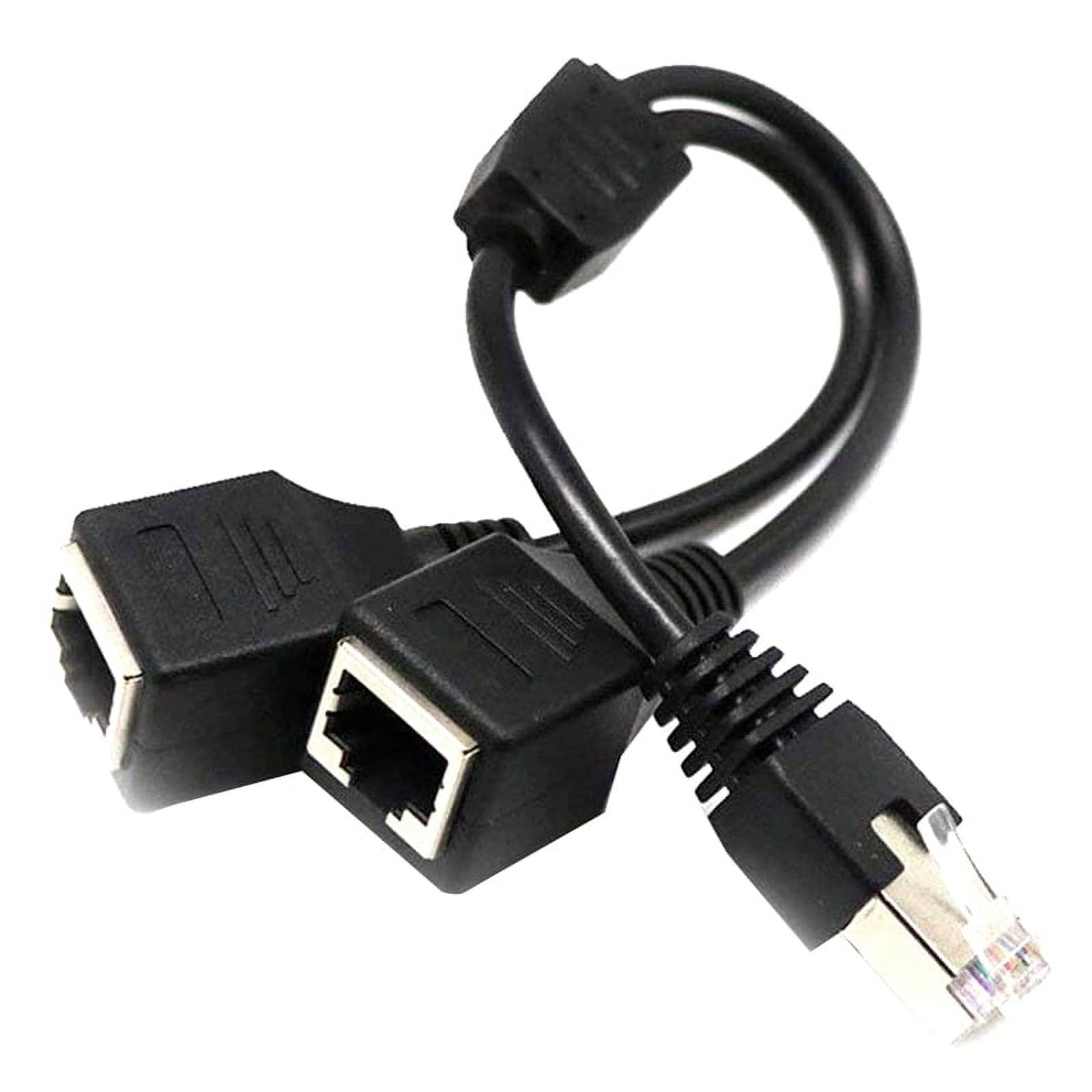RJ45 Ethernet Splitter Ethernet Cable Extender RJ45 Splitter Adapter for  Cat6 Cat7 Cat5 Cat5E Cat8 Computer Networking Switches - AliExpress