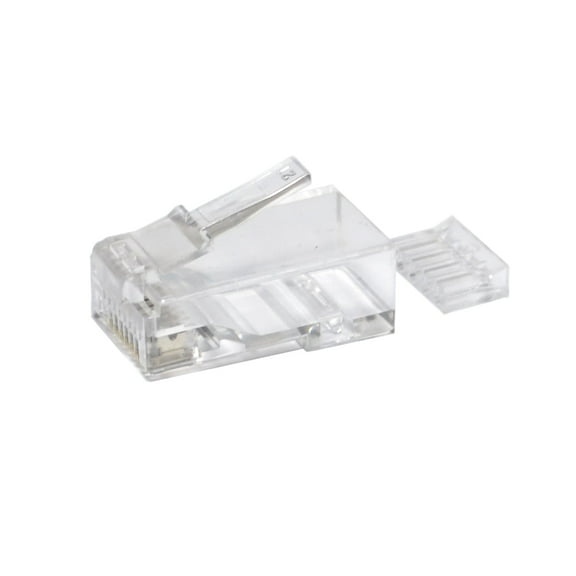 RJ45 8P8C Cat6 Modular Plug Ethernet Gold Plated Network Connector w Load Bar Insert