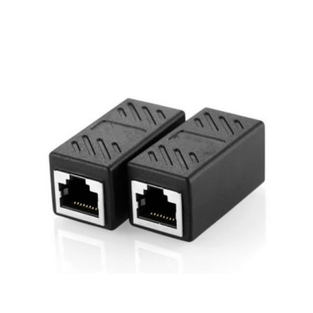 RJ45 CAT6 Coupler Plug Network LAN Cable Extender Connector Adapter Cable Gender Changer Networking Testing for Computer