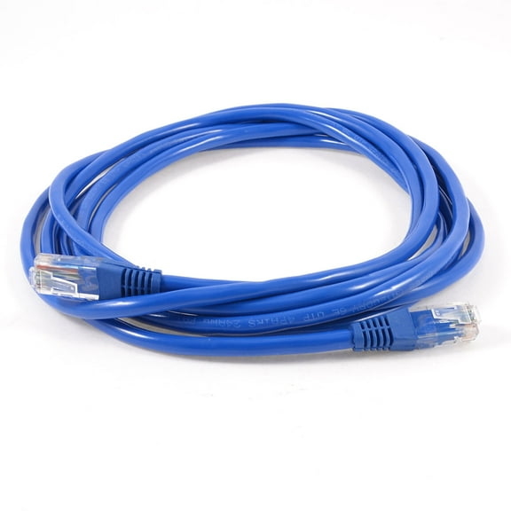 RJ45 Cat6e UTP Ethernet LAN Network Patch Cable Wire Blue 3 Meters 9.8Ft