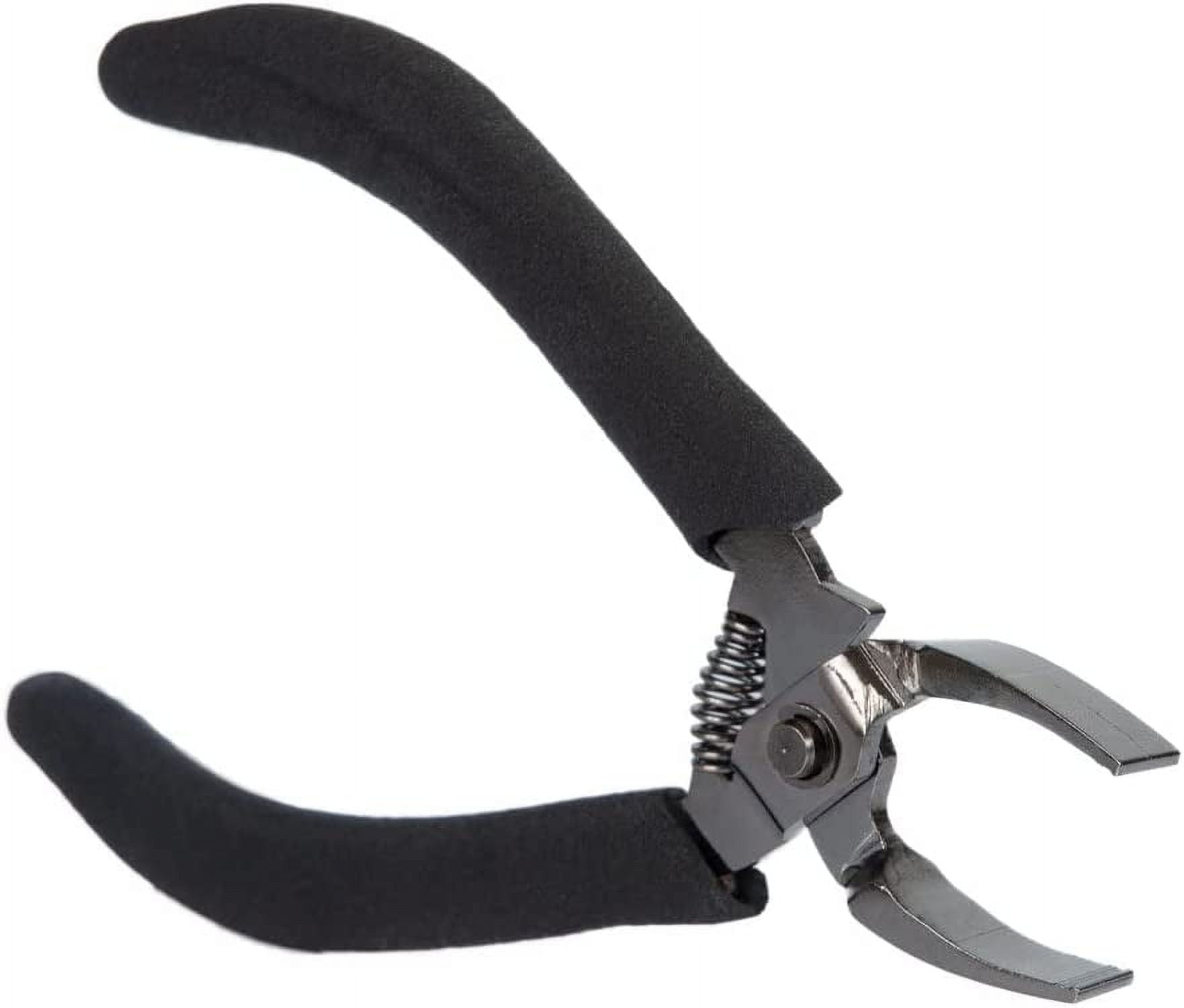 RJ45 Connector and Patch Cord Removal Tool with Wide Flat Nose Jaws