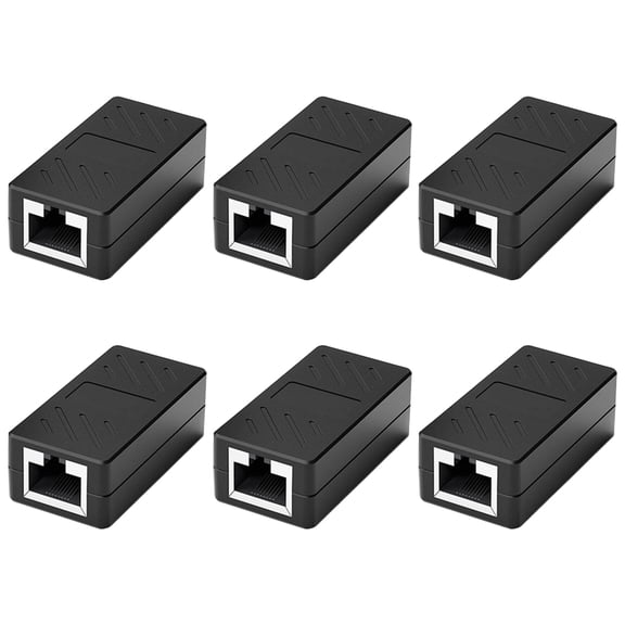 RJ45 Coupler Gigabit Ethernet Extender Adapter Supports Cat7 Cat6 Cat5e Cat5 Cable For Home Office Networking Expansion