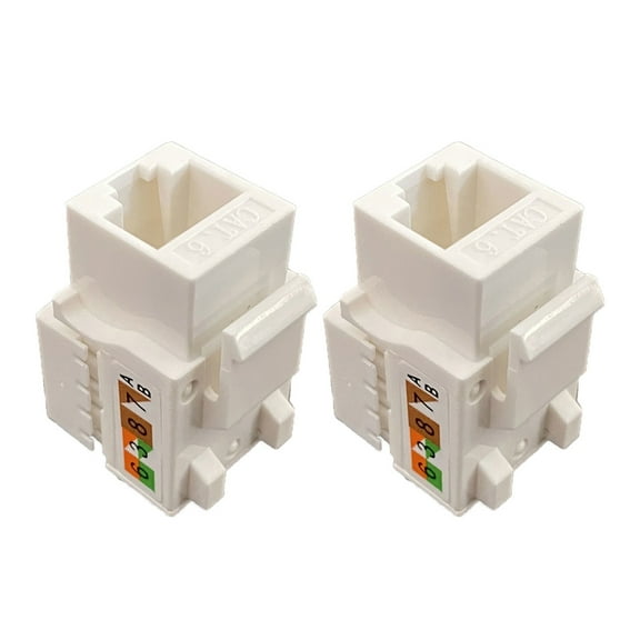 RJ45 Coupler Inline Adapter Keystone, Network Connector for Cat6 Cable Extender