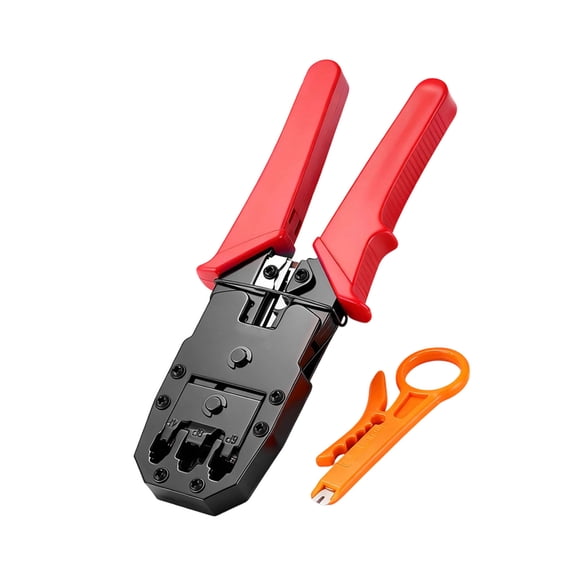RJ45 Crimp Tool, Ethernet Crimping Tool Crimper Tool Ethernet Crimper For Cat5 Cat6 Cables With Ergonomic Handle