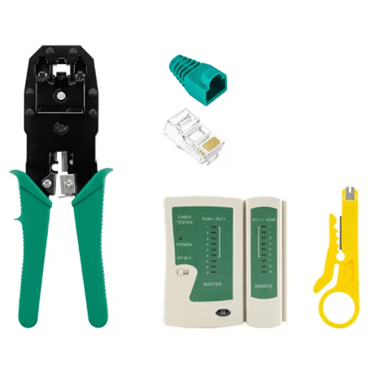 RJ45 Crimper RJ11 RJ45 Crimping Tool Ethernet Network LAN Cable Crimper ...