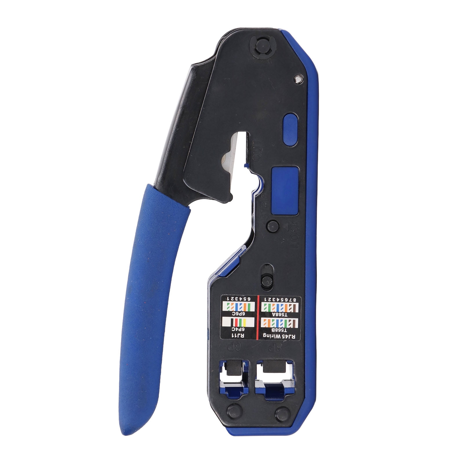 RJ45 Crimping Tool, Easy Operation Firm Connection Wire Cutter Ethernet ...