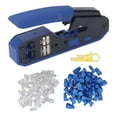 RJ45 Crimping Tool Wire Terminal Crimper Stripper Kit for Cat5 Cat5e