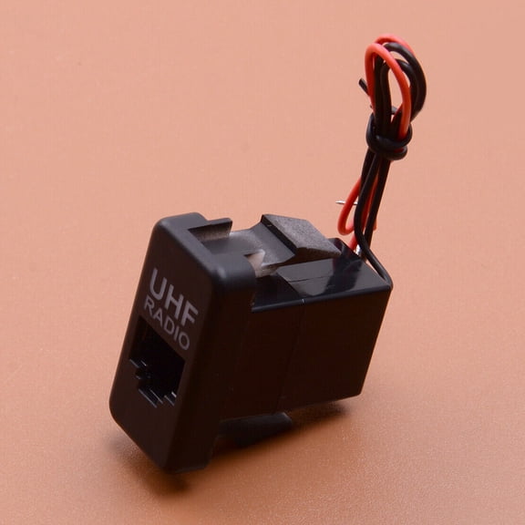 RJ45 Dash UHF Radio Switch Panel Socket Fit For Hilux Landcruiser Black