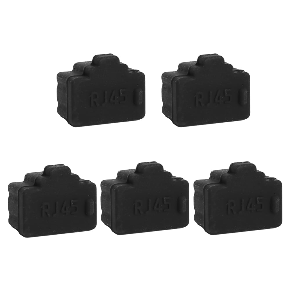 RJ45 Dustplugs Ethernet Hub Port RJ45 Anti Dust Cover Cap Protector ...
