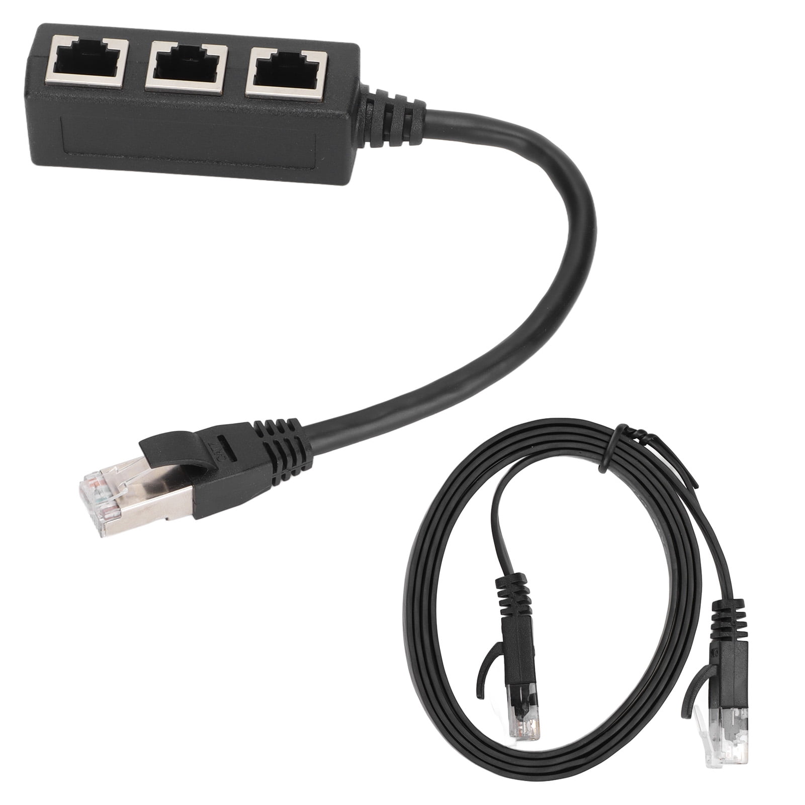 RJ45 Ethernet Adapter Cable Extension Function 1 to 3 Port Excellent ...